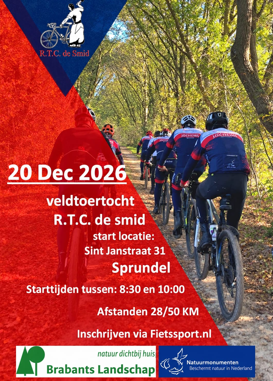 RTC de Smid veldtoertocht zondag 20 december